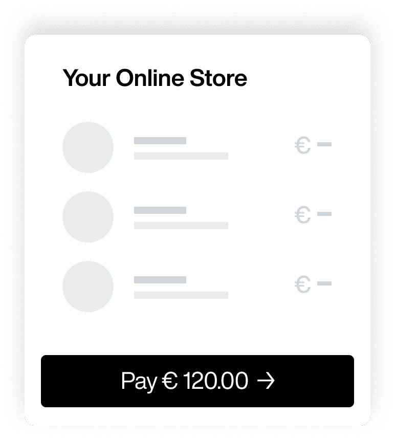 An online store product card